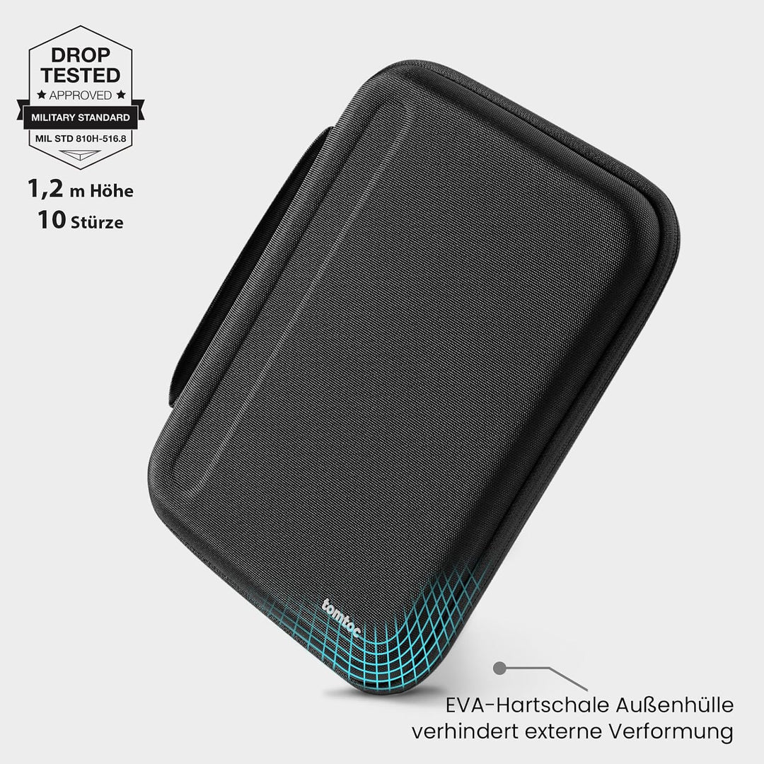 tomtoc Portfolio Tablet Tasche für 11 Zoll iPad Pro M2&amp;M1 4/3/2/1 2022-2018, 10,9" iPad 10 2022, 10,