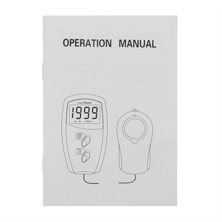LX1010BS Digitales Luxmeter LCD-Display Lichtmesser Umgebungsprüfung Illuminometer ohne Batterie
