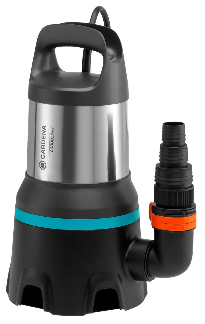 Gardena Schmutzwasser-Tauchpumpe 20000 aquasensor: Tauchpumpe mit 20.000 l/h Fördermenge, für Schmut