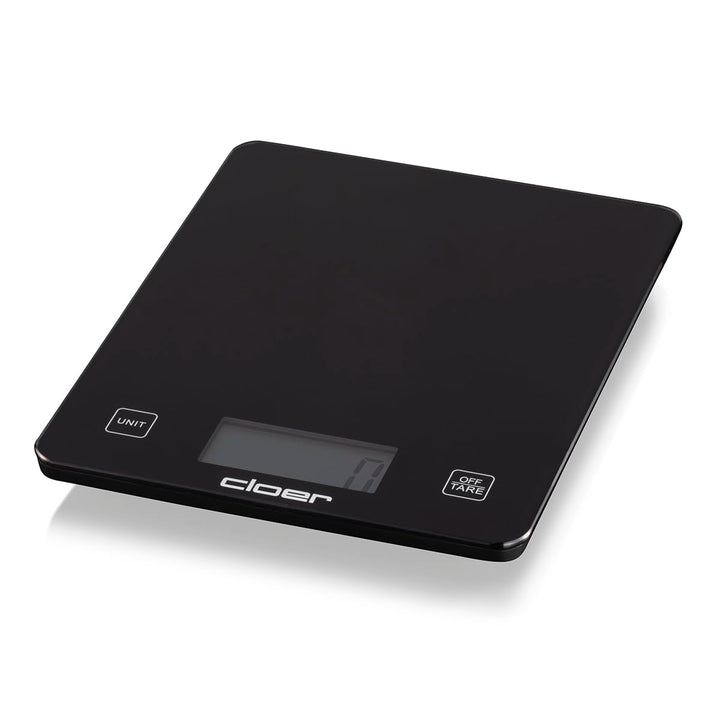 Cloer 6870 Digitale Küchenwaage für bis zu 10 kg, Zuwiegefunktion, Gewichtsmessung in 1g Schritten,
