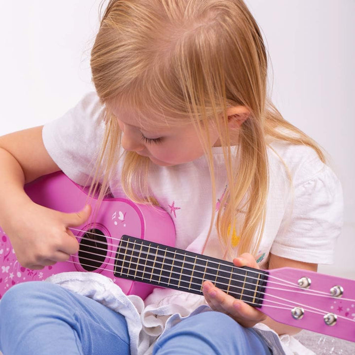 Tidlo T-0057 - Gitarre, Spielwaren, rosa Pink, Pink