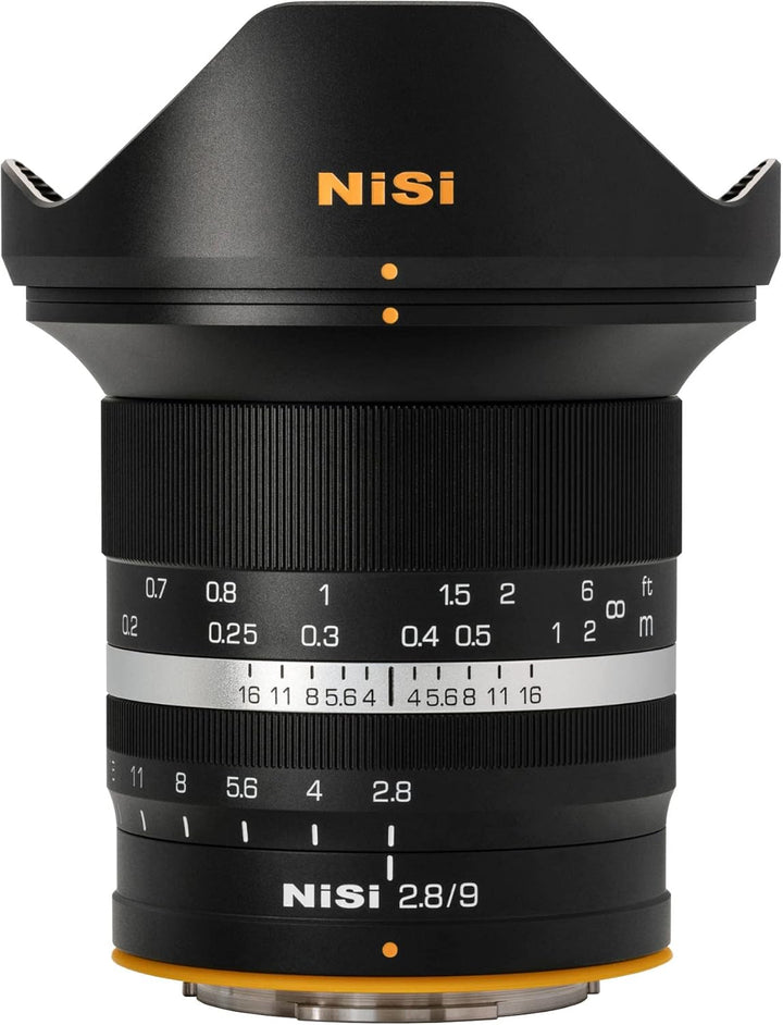 NiSi 9mm F2.8 ASPH Sonnensterne Ultra-Weitwinkel APS-C System Kamera Objektiv für Sony E-Mount, Für