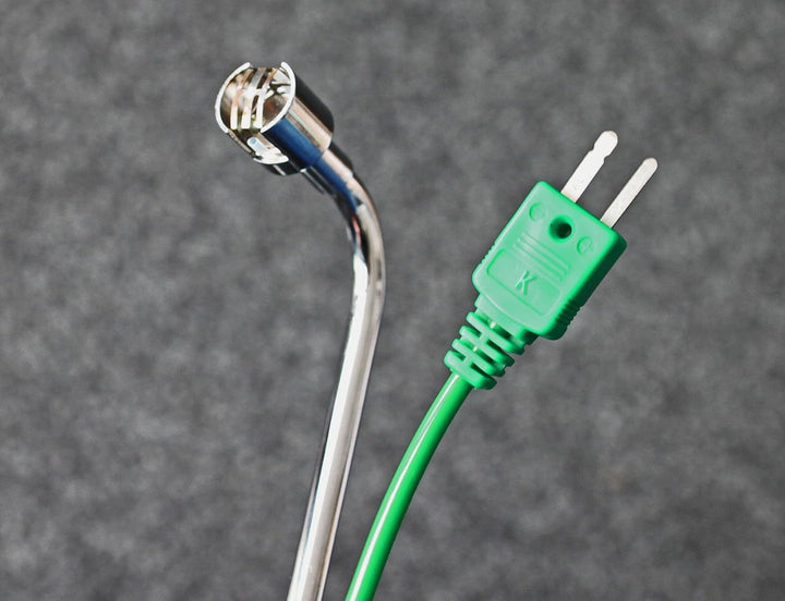PeakTech Typ-K Temperaturfühler, -50 bis 500 °C, Temperatursonde für Oberflächentemperatur, Durchmes