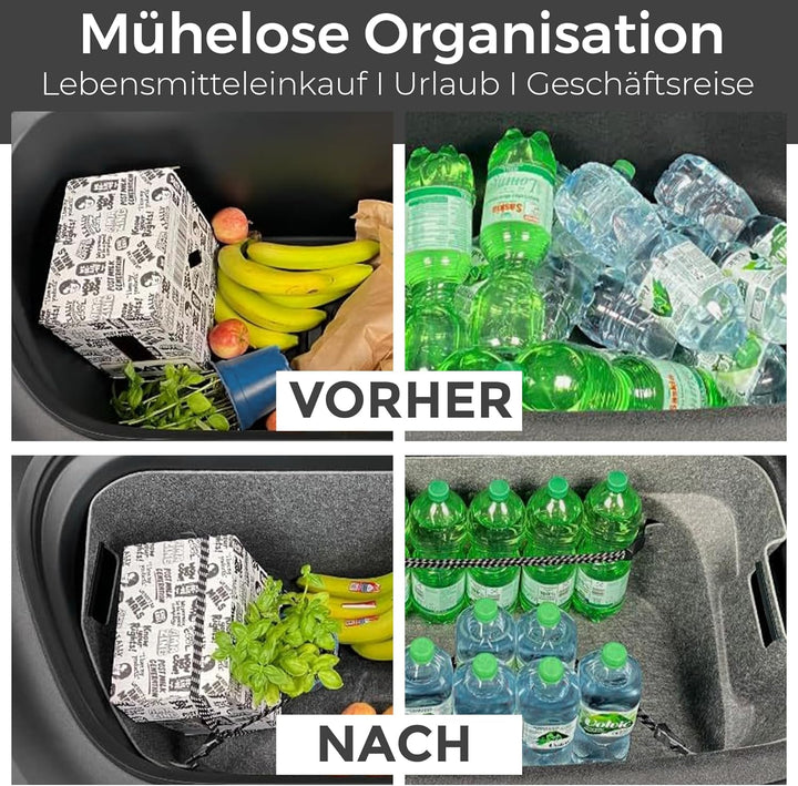 VLOX Tesla Model Y Organizer Aufbewahrungsbox Zubehör Kofferraum Trunk und Frunk Set Frunk + Trunk S