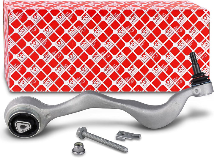 febi bilstein 30516 Querlenker mit Gummilager , 1 Stück Vorderachse links, Vorderachse links