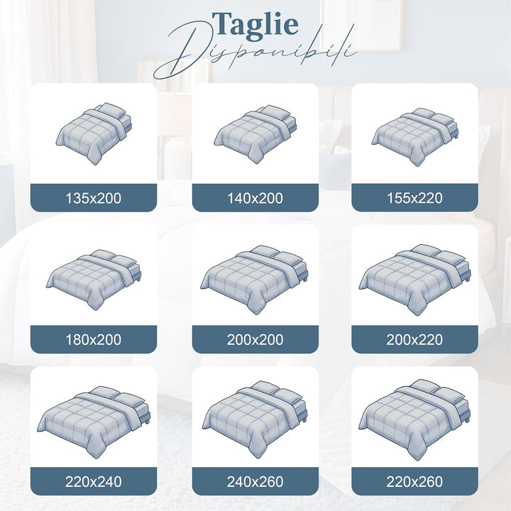Utopia Bedding Bettdecke 220 x 240 cm, leichte Bettdecke mit Polyesterfüllung für 4 Jahreszeiten, Mi
