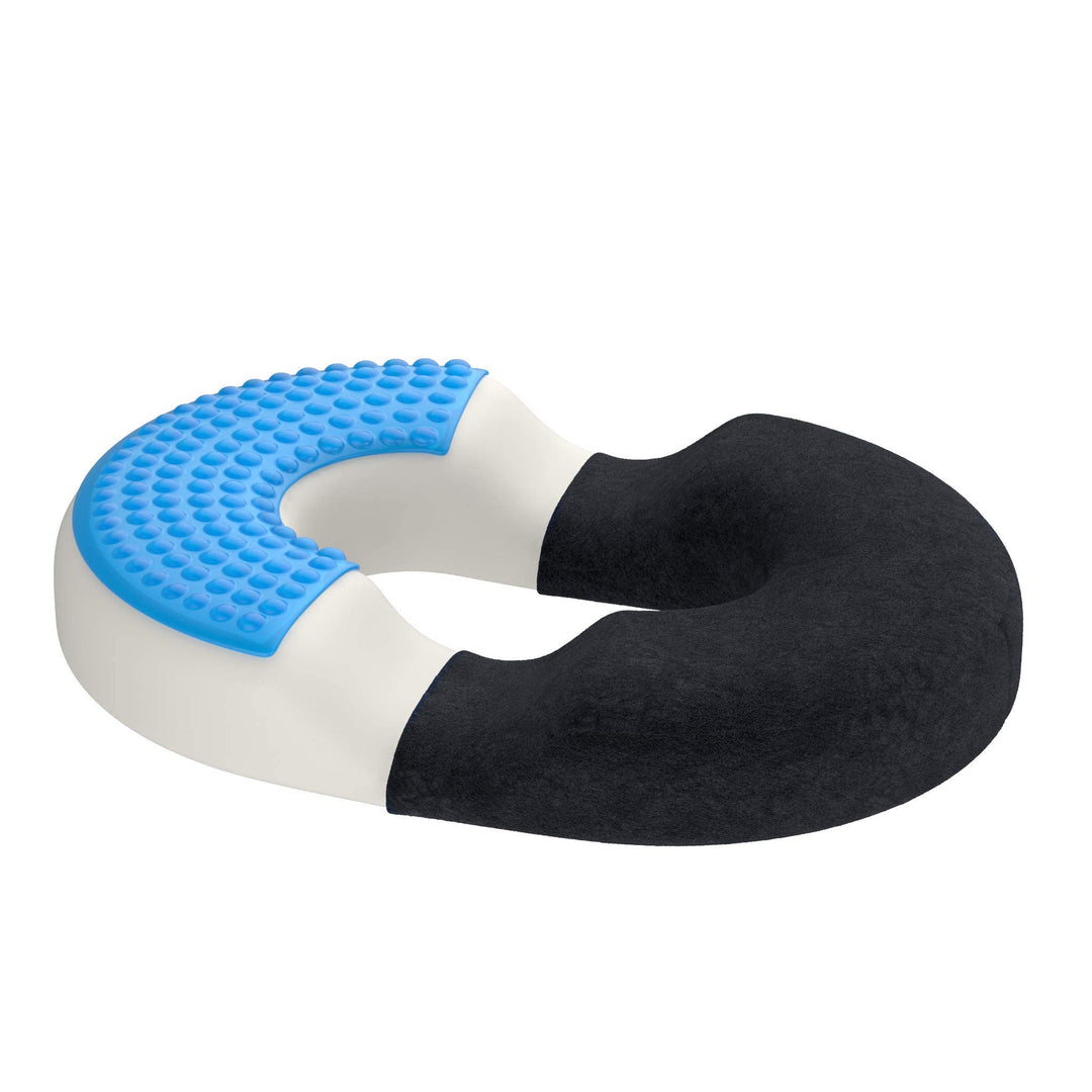 bonmedico Sitzkissen orthopädisch - Bürostuhl, Auto, Rollstuhl Sitzring - Kühlende Gel-Schicht - Beq