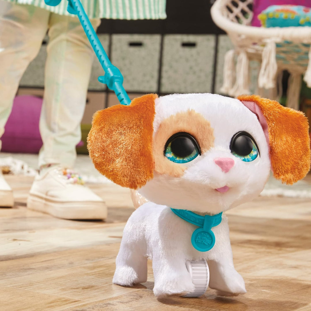 FurReal Walkalots Big Wags Interactive Walking Dog Toy for Kids, Features Sounds and Reactions, Inte