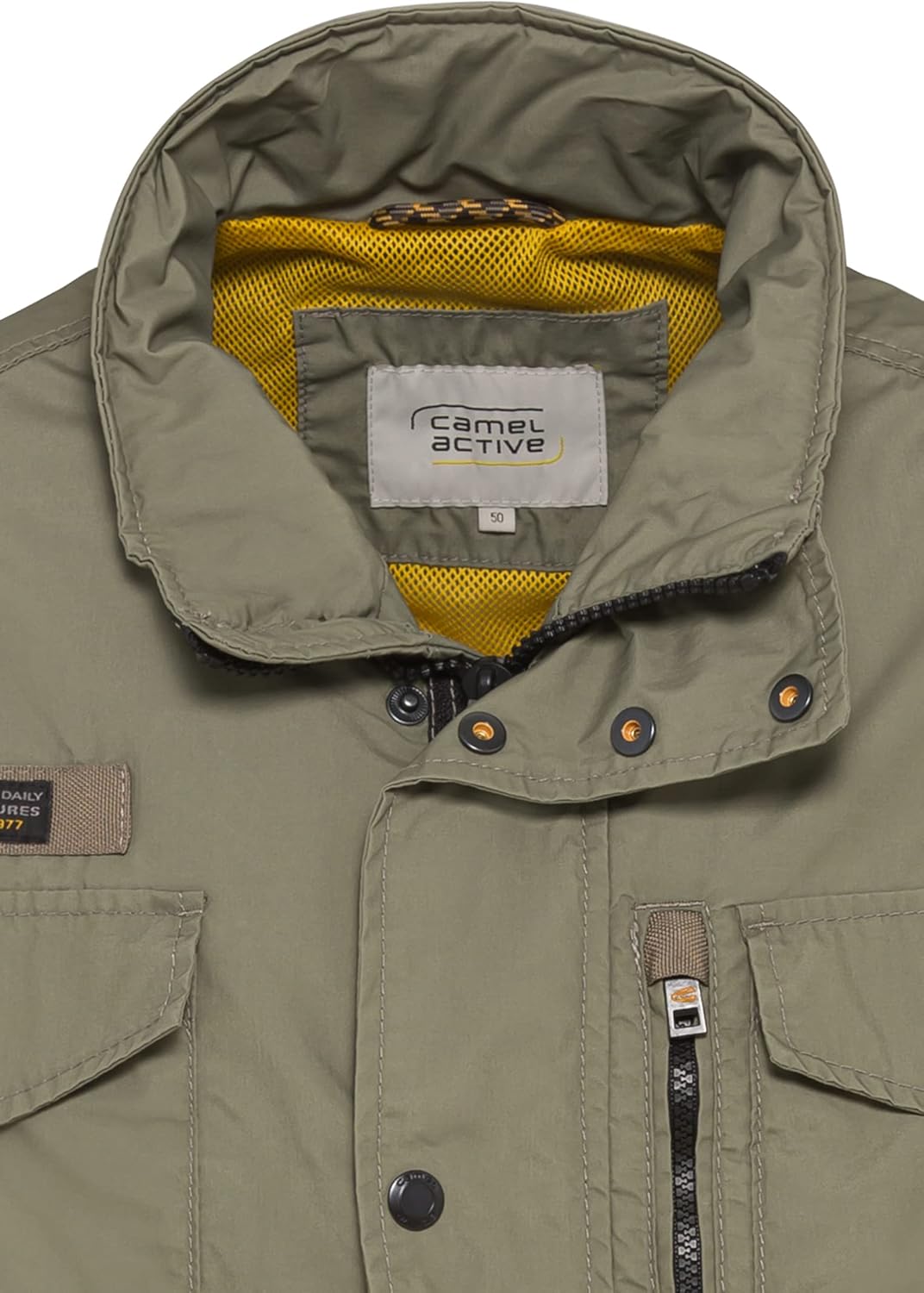 camel active Herren Blouson mit Stehkragen 34 Braun, 34 Braun