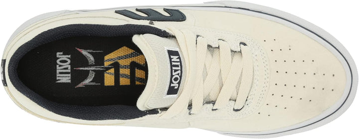Etnies Men's Joslin Vulc Low Top Skate Shoe 44 EU Weiss Marineblau, 44 EU Weiss Marineblau