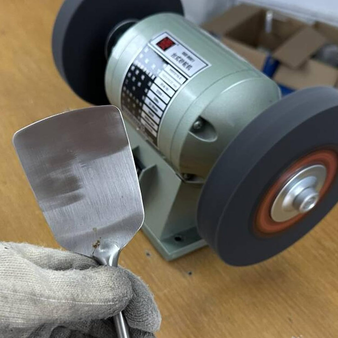Polierscheibe aus gebürsteter Nylonfaser, 200 mm, Härte 5P. Geeignet für Doppelschleifmaschinen und
