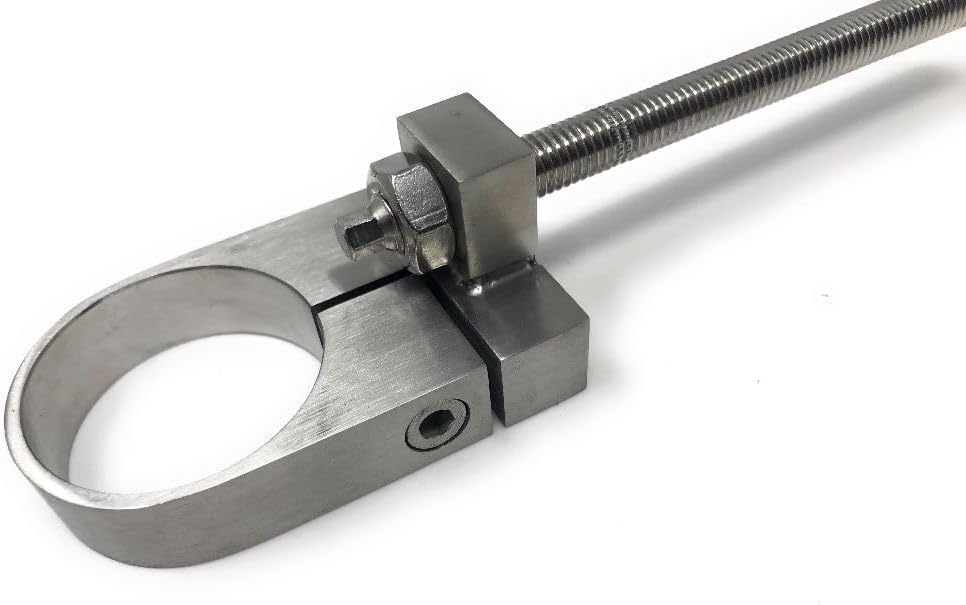 Edelstahl Pfostenhalter Geländer - Wandanker für 42,4mm Edelstahl-Rohr mm Verstellbare Wandhalterung