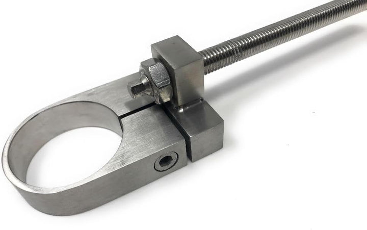 Edelstahl Pfostenhalter Geländer - Wandanker für 42,4mm Edelstahl-Rohr mm Verstellbare Wandhalterung