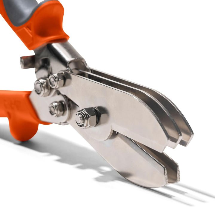 Klein Tools 86520 Crimpzange mit 5 Klingen, für Rohrleitungen, Rohre und Blech, 24 Gauge Stahl, 28 G