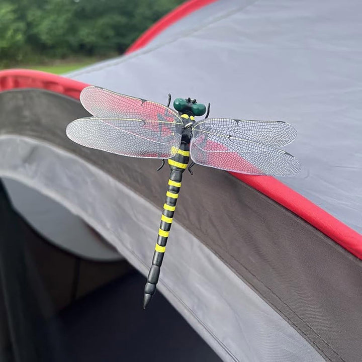 Generisch 3D Künstliche Libellen-Hut-Clip Drachenfliegen-Clips für Käfer, realistische künstliche Li