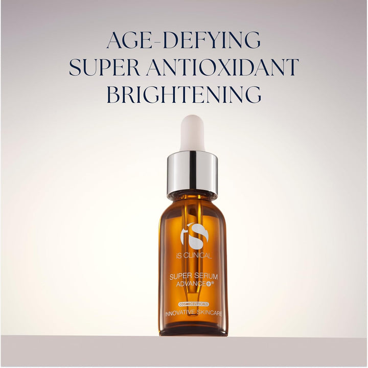iS CLINICAL Super Serum Advance+, Anti-Aging Vitamin C Face Serum, reduces scaring and fine stretch