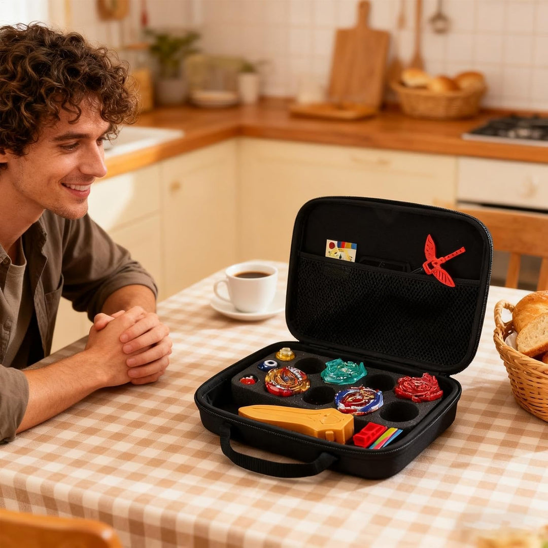 Gyro Organizer Bag - Aufbewahrungstasche für Kampftop | Drehtollen, (1 Set) Spielzeugkoffer mit Werk