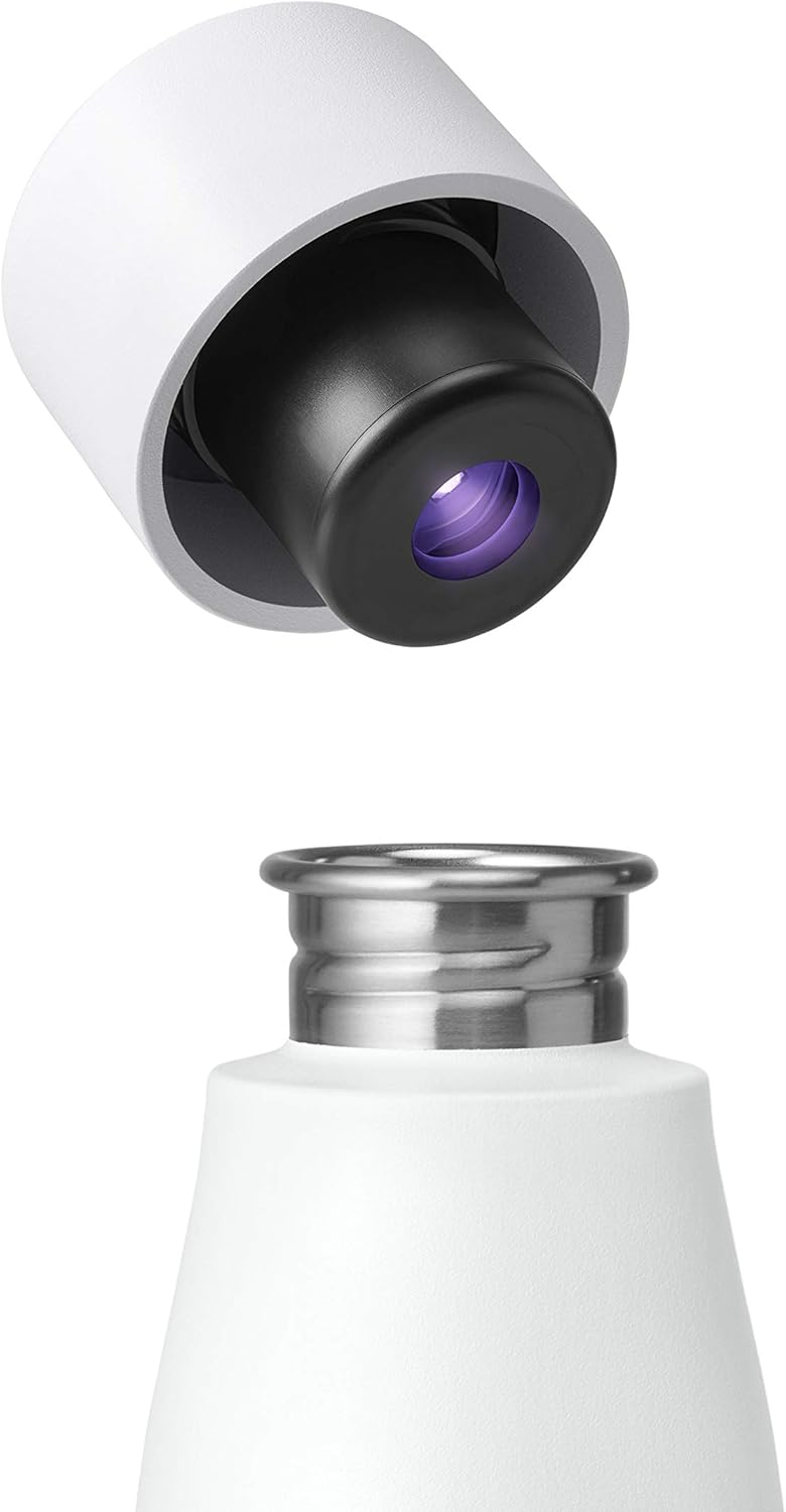 LARQ Bottle Movement PureVis 710ml - Leichte selbstreinigende und nicht isolierte Edelstahl-Wasserfl