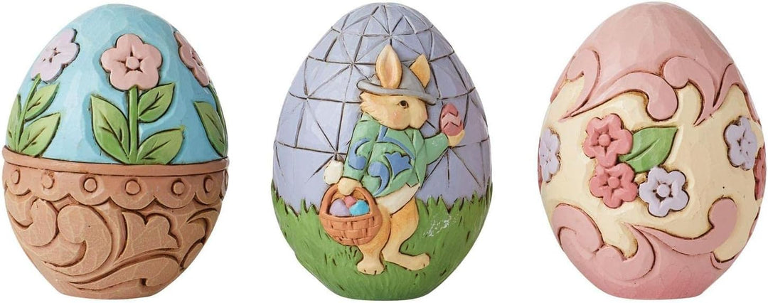Enesco Jim Shore Hasen Eiersuche Osterkorb Figur 23,5 cm H