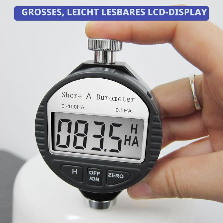 GAIN EXPRESS Hand Shore-A-Härte-Meter Prüfvorrichtung bewegliche Digital LCD Display Durometer 0~100