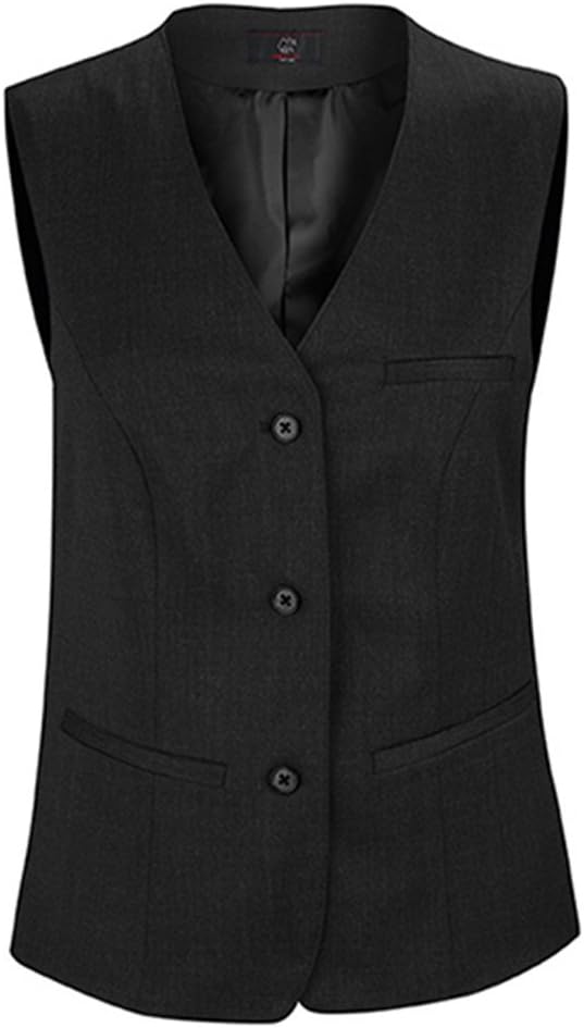 Greiff Grösse 50 Corporate Wear Basic Damen Weste Comfort Fit Schwarz Modell 1249