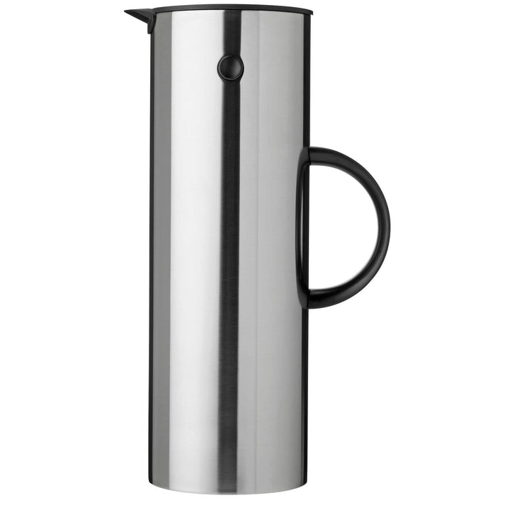 Stelton EM77 Isolierkanne, Kaffeekanne aus Kunststoff, Steel, 1 liter