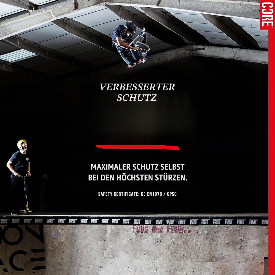 Core Protection Basic Skate/BMX/Bike/Scooter-Helm S Schwarz, S Schwarz