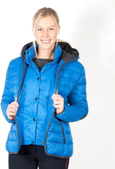 PFIFF Damen REIT-Steppjacke-Cerul Jacke L mittelblau, L mittelblau