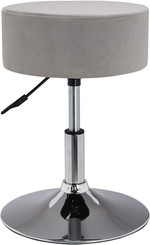 Drehhocker Sitzhocker Hocker RUND höhenverstellbar drehbar aus Kunstleder Farbauswahl Duhome 428S, F