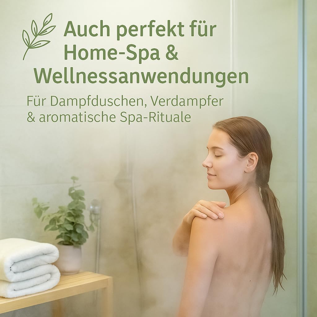 Dufte Momente Dampfbad Duftkonzentrat Mandarine 500ml – naturreine ätherische Öle – fruchtig &amp; harmo