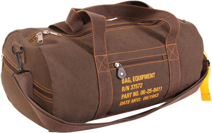 Rothco Canvas-Ausrüstungstasche, 48,3 cm, Erdbraun 19 Inch Earth Brown, 19 Inch Earth Brown