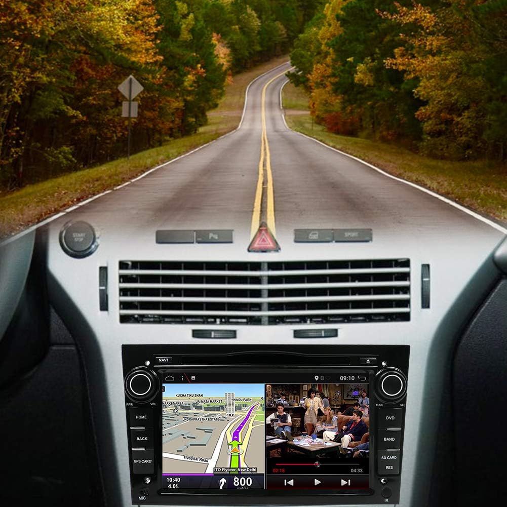 JOYX Android 10 Autoradio Passt für Opel Vauxhall/Antara/Astra/Zafira/Corsa/Meriva - Kamera Canbus K