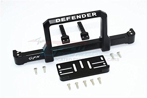 GPM for Traxxas TRX-4 Trail Defender Crawler Aluminum Front Bumper with Winch Plate (On-Road Street