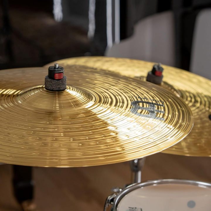 Meinl Cymbals HCS Crash-Ride 18 Zoll (Video) Schlagzeug Becken (45,72cm) Messing, Traditionelles Fin