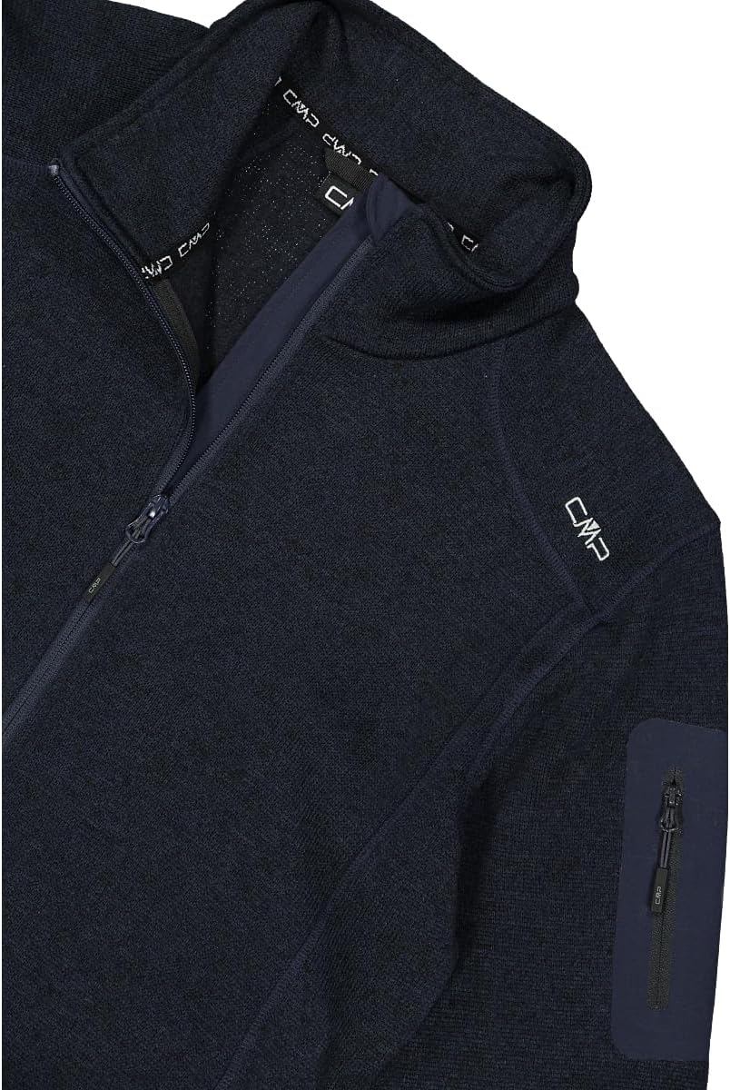 CMP - F.lli Campagnolo Herren Jacke Fleecejacke 3XL B.Blue - Antracite, 3XL B.Blue - Antracite