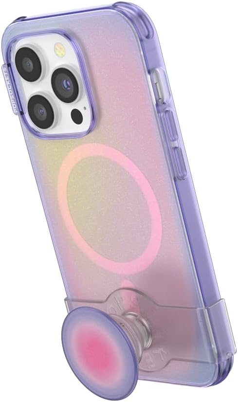 PopSockets: PopCase PlantCore für MagSafe - Hülle für iPhone 14 Pro mit Abnehmbarem PopGrip Slide So