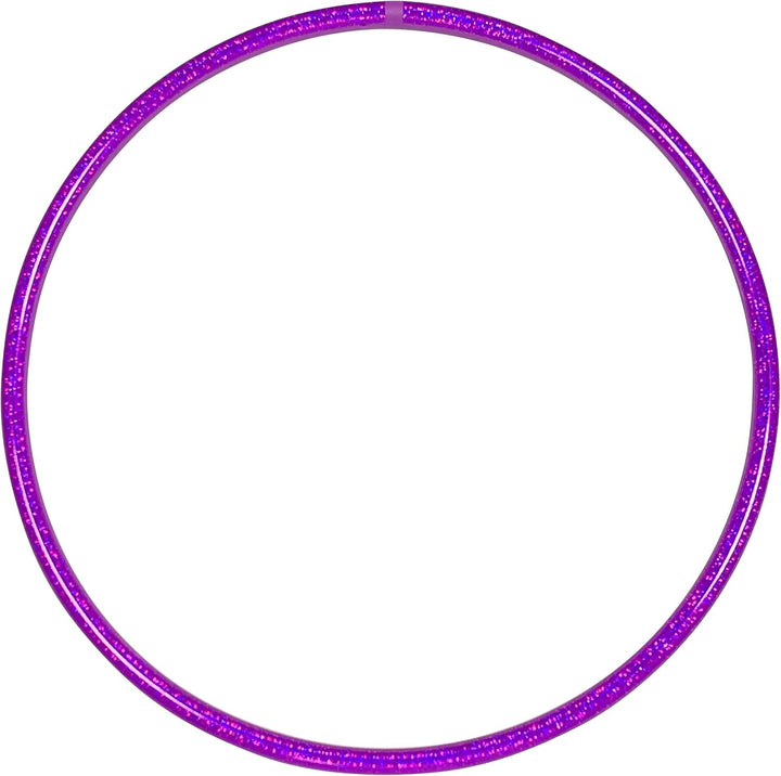 hoopomania Zirkus Hula Hoop, Glitter Farben, Ø70/75/80/85/90cm Violett Ø90cm, Violett Ø90cm