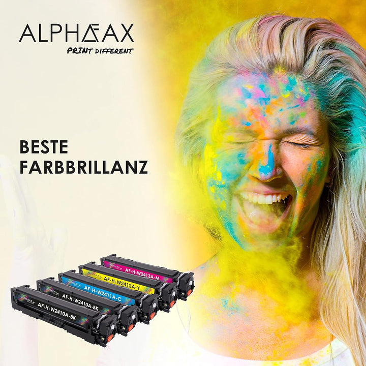 5 Toner kompatibel mit HP W2410A W2411A W2412A W2413A 216A für Color Laserjet Pro M183fw [MIT CHIP]