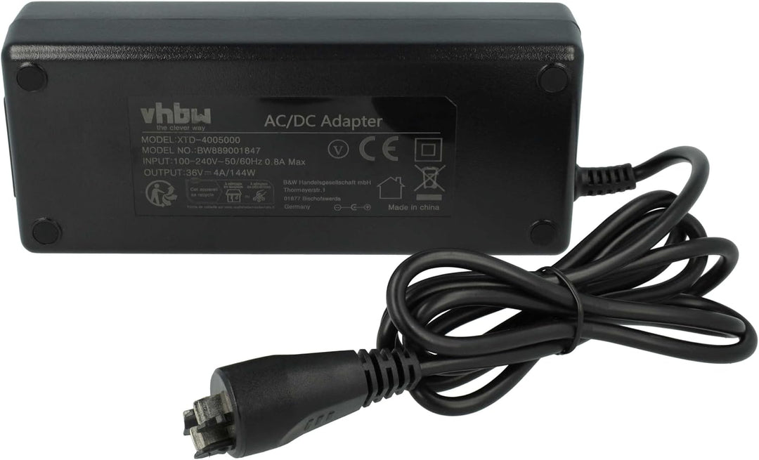 vhbw Ladegerät kompatibel mit Bosch PowerTube 500 | PowerPack 500, PowerTube 625 Fahrradakkus, E-Bik