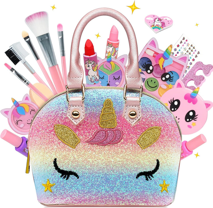 Kinderschminke Set M채dchen Kinder Make Up Set Kinder Schminkkoffer M채dchen Spielzeug,Kinder Schminks