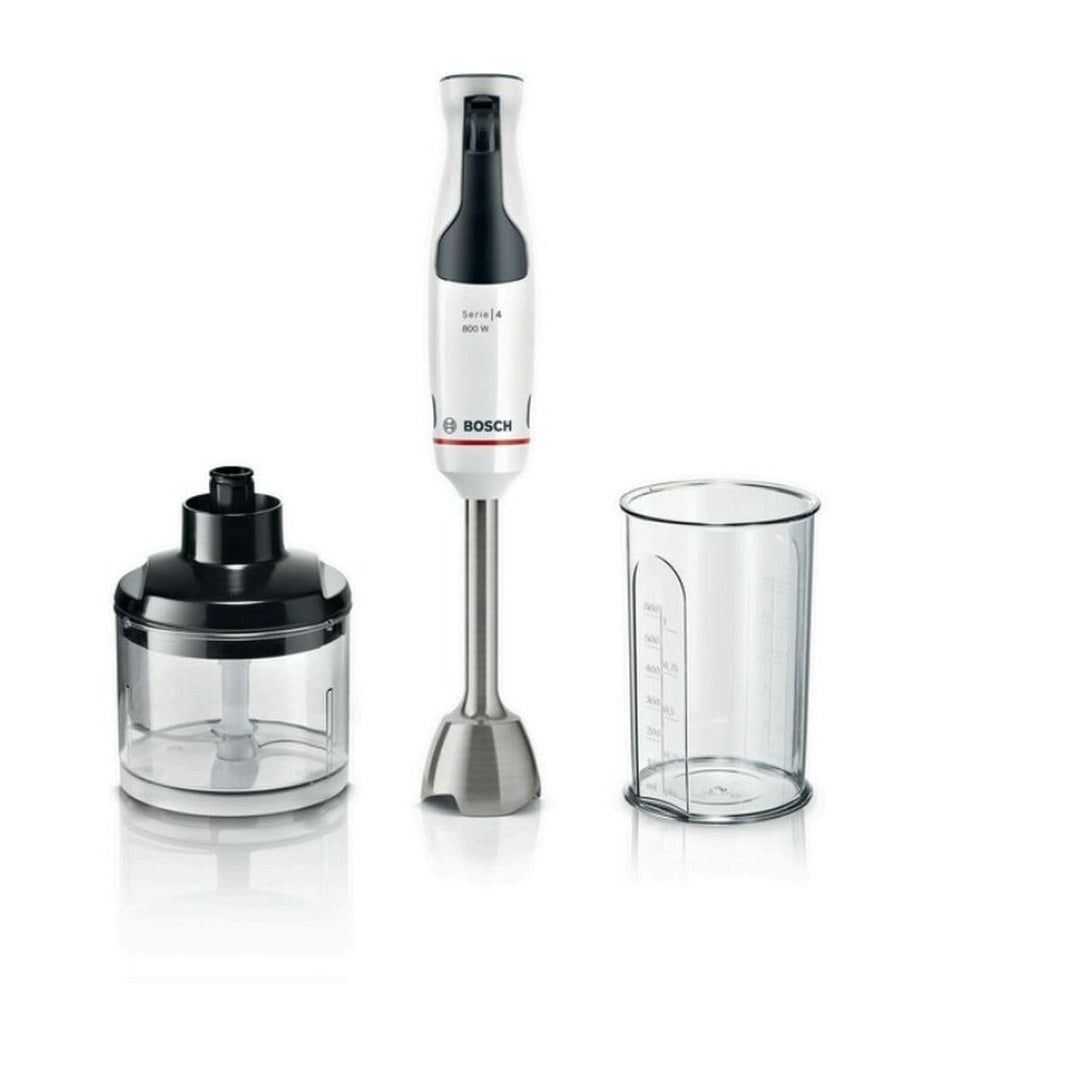 Bosch Elettrodomestici, Serie 4 Stabmixer, ErgoMaster, 800 W, weiss, MSM4W420