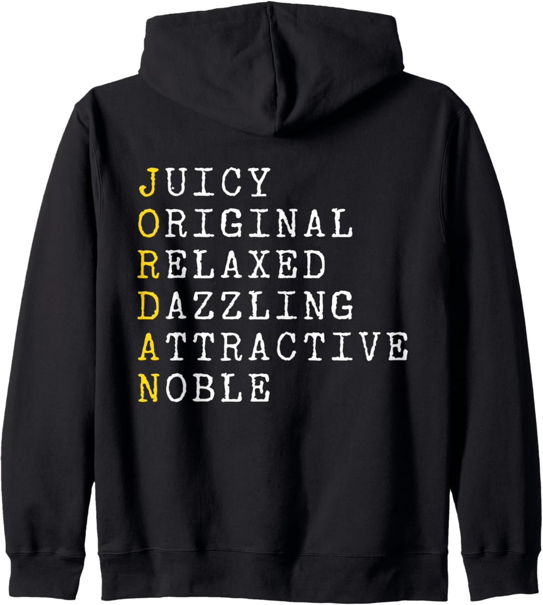 Jordan Adjektive Personalisiert, Jordan Name, Mann Jordan Kapuzenjacke