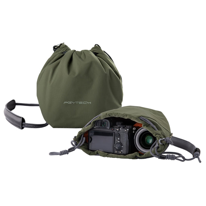 PGYTECH OneGo Kameratasche Beutel mit Kordelzug, Strassenfotografie Stylische Weiche Handetasche Sch