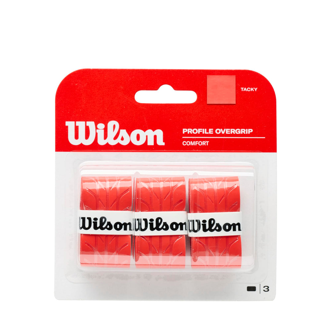 Wilson Overgrip Griffband Red Single, Red Single