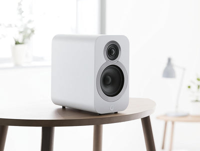 Q Acoustics Q3020i Bücherregal, Braun, 1 Paar walnuss, walnuss