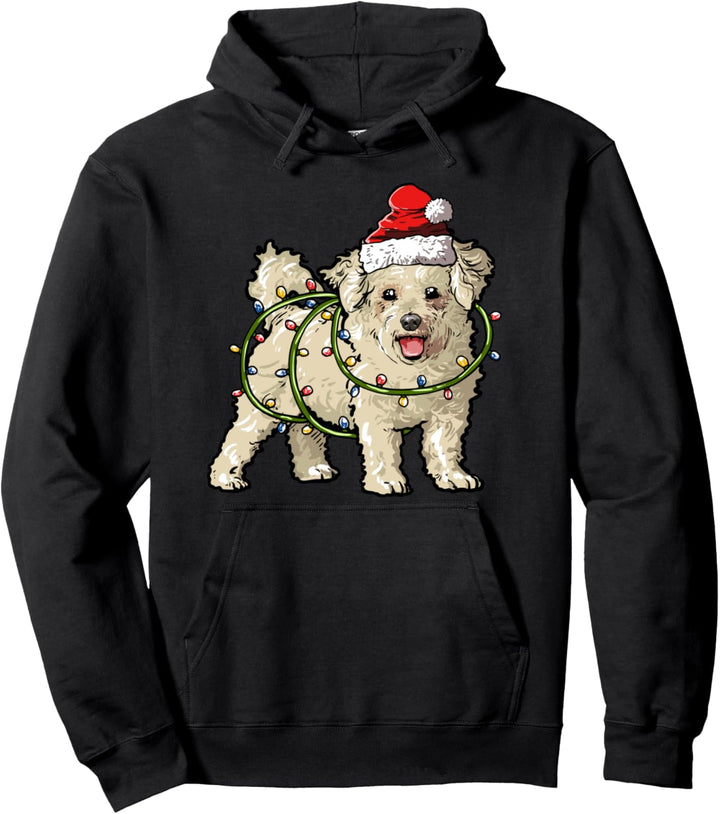 Bichon Frise Weihnachten Geschenk X-Mas Hunde Kostüm Pullover Hoodie