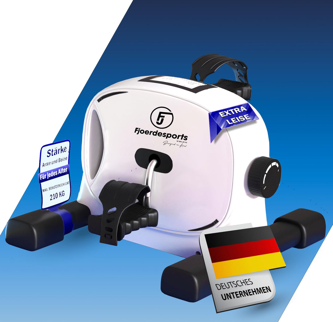Arm- und Beintrainer, Mini-Heimtrainer, Bewegungstrainer, Training im Home-Office, mit Trainingsdisp