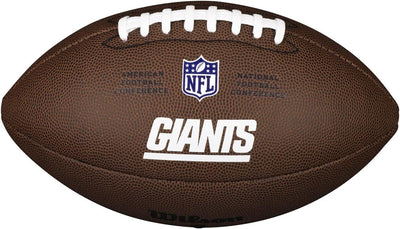 Wilson American Football NFL TEAM LOGO, Offizielle Grösse, Mischleder OFFICIAL New York Giants, OFFI