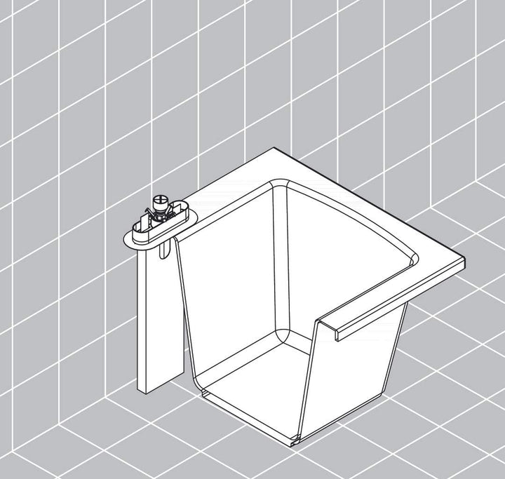 hansgrohe Schlauchbox (sBox) Wannenrand- und Fliesenrand-Grundset, Mehrfarbig N.a. Grundset, N.a. Gr