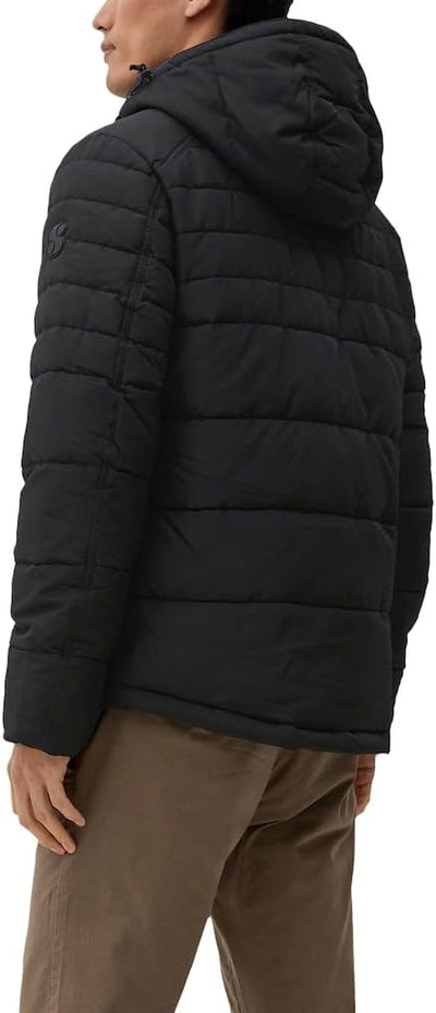 s.Oliver Herren Jacke Langarm XXL Schwarz #242124, XXL Schwarz #242124